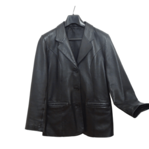 sélection déco et mode - veste en cuir noire